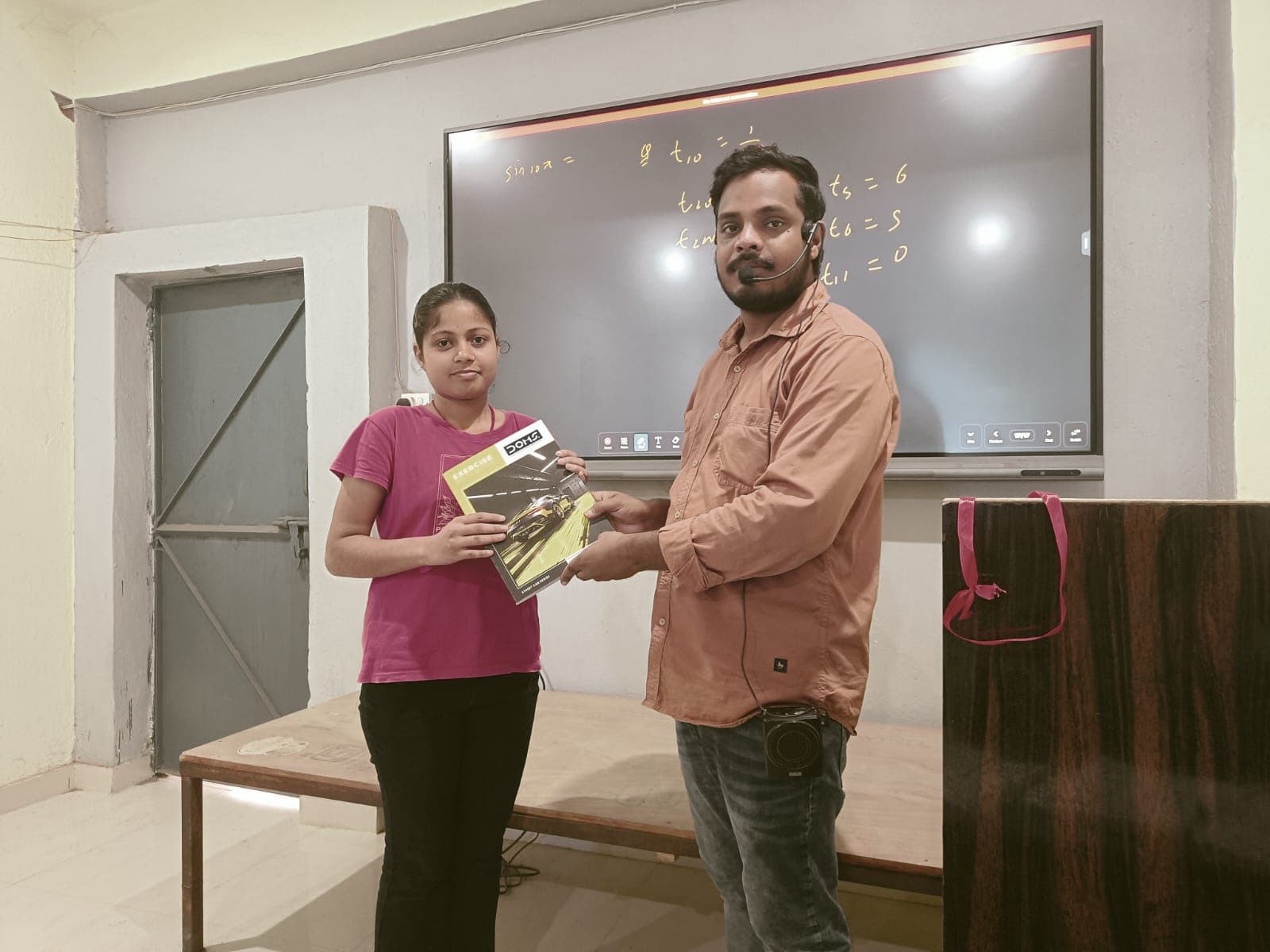 Parth Academy classroom — serving students from Sasaram